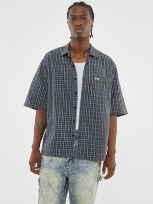 Guess Originals Plaid Shirt Negrii | GUESS-SN31249