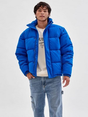 Guess Originals Puffer Jacket Albastri | GUESS-SN30746