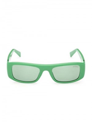 Guess Originals Rectangle Sunglasses Verzi | GUESS-SN31807