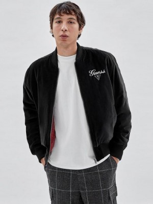 Guess Originals Reversible Flight Jacket Negrii | GUESS-SN30718