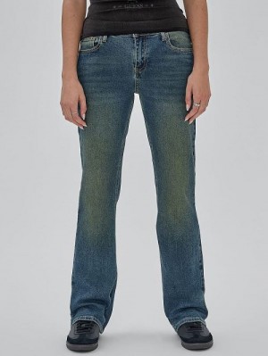 Guess Originals Tinted Bootcut Jeans Albastri | GUESS-SN26589