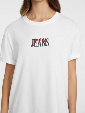 Guess Oversized Mixed Logo Tee Albi | GUESS-SN27135