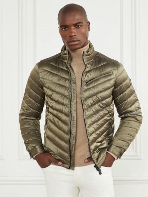 Guess Padded Chevron Jacket Verzi | GUESS-SN30763