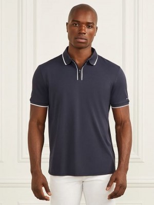 Guess Performance Polo Albastri | GUESS-SN31193