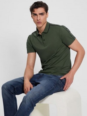 Guess Quattro G Tape Polo Verzi | GUESS-SN31271