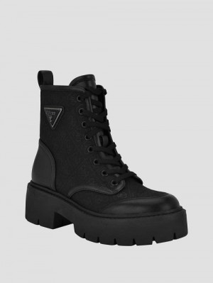 Guess Quattro G Utility Boots Negrii | GUESS-SN29934