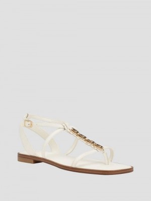 Guess Raima G-Link Chain Sandals Albi | GUESS-SN29610