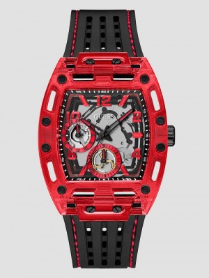 Guess Red Chronograph Watch Aurii | GUESS-SN31629