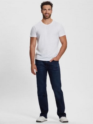 Guess Regular Straight Jeans Albastri | GUESS-SN30450