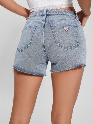 Guess Relaxed Denim Shorts Albastri | GUESS-SN28111
