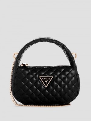 Guess Rianee Mini Hobo Negrii | GUESS-SN28890