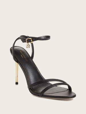 Guess Rich Leather Sandal Negrii | GUESS-SN29821