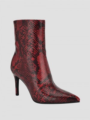 Guess Richly Faux-Leather Booties Rosii | GUESS-SN29932