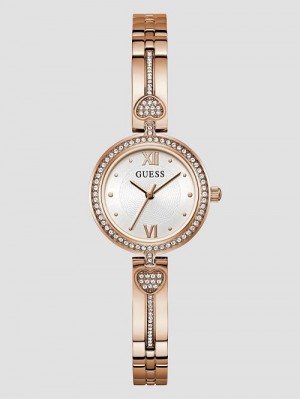 Guess Rose Gold-Tone Analog Watch Roz Aurii | GUESS-SN30036