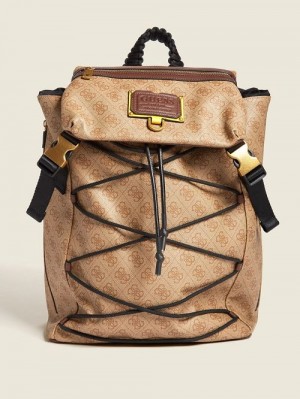 Guess Salameda Backpack Bej | GUESS-SN31680