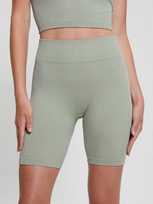 Guess Sara Seamless Biker Shorts Verzi | GUESS-SN28464