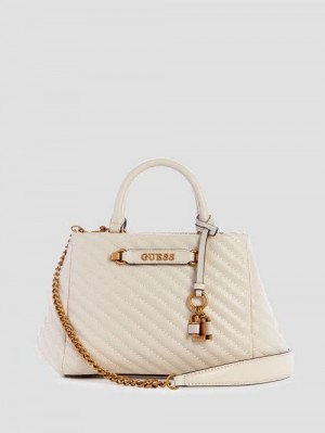 Guess Sela Small Girlfriend Satchel Albi | GUESS-SN29314