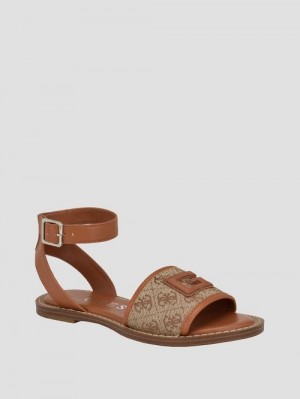 Guess Shay Slide Sandals Maro | GUESS-SN29606