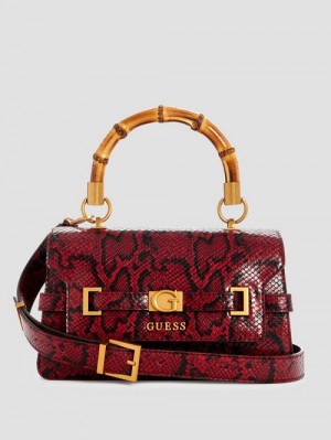 Guess Sibel Top-Handle Bag Rosii | GUESS-SN28691