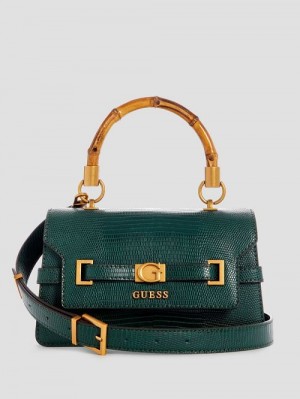 Guess Sibel Top-Handle Flap Bag Verzi | GUESS-SN28677