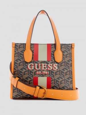 Guess Silvana Mini Totes Negrii | GUESS-SN29462