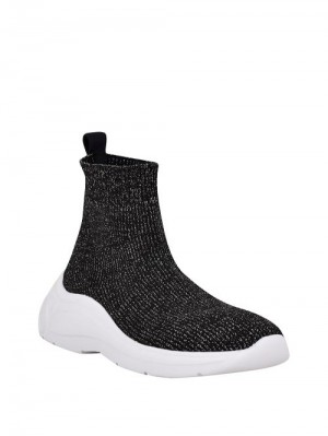 Guess Sindera Shimmer Sock Sneakers Argintii | GUESS-SN29541
