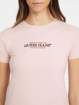 Guess Slim American Tradition Tee Roz | GUESS-SN27192