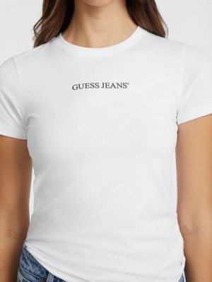 Guess Slim Logo Tee Albi | GUESS-SN27169