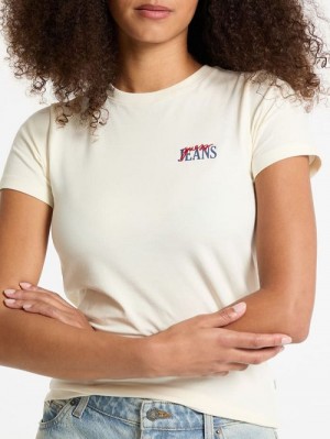 Guess Slim Logo Tee Albi | GUESS-SN27292