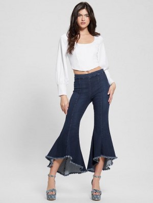 Guess Sofia 1981 Flare Jeans Albastri | GUESS-SN26525
