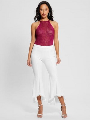 Guess Sofia 1981 High-Rise Flared Jeans Albi | GUESS-SN26623