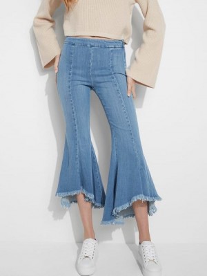 Guess Sofia 1981 High-Rise Flared Jeans Albastri | GUESS-SN26554
