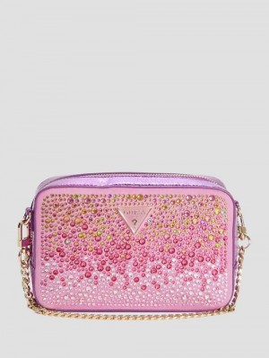 Guess Sofia Crystal Mini Crossbody Roz | GUESS-SN28969