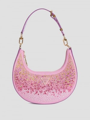 Guess Sofia Crystal Shoulder Bag Roz | GUESS-SN29151
