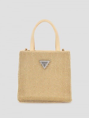 Guess Sofia Crystal Tote Aurii | GUESS-SN29374