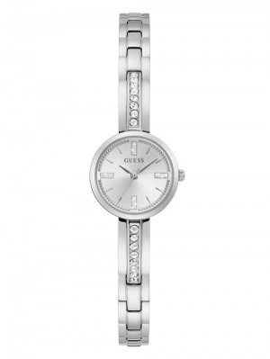 Guess Sofia Silver-Tone Watch Argintii | GUESS-SN30033