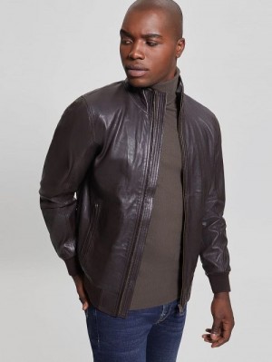Guess Soft Leather Jacket Maro | GUESS-SN30878