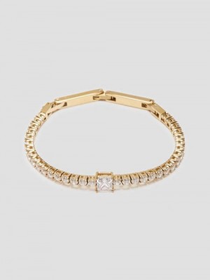 Guess Solitaire Tennis Bracelet Aurii | GUESS-SN30322