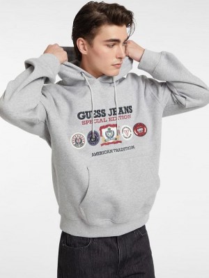 Guess Special Edition Hoodie Gri | GUESS-SN30960