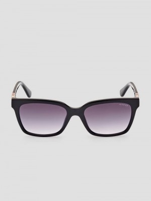 Guess Square Plastic Sunglasses Negrii | GUESS-SN30064