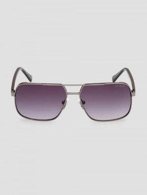 Guess Stefan Navigator Sunglasses Argintii | GUESS-SN31815