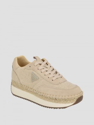 Guess Stefen Espadrille Joggers Bej | GUESS-SN29515