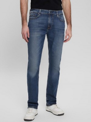 Guess Straight Jeans Albastri | GUESS-SN30390