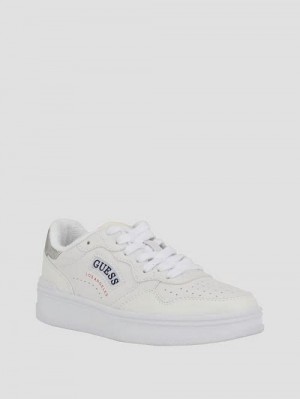 Guess Sybela Low-Top Sneakers Albi | GUESS-SN29534