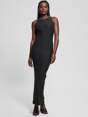 Guess Tank Maxi Dress Negrii | GUESS-SN26924