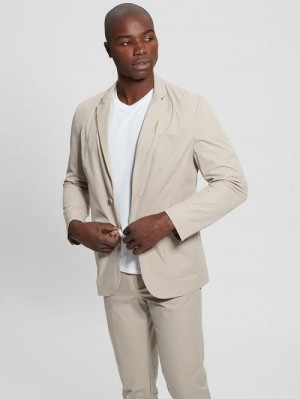 Guess Tech-Stretch Blazer Bej | GUESS-SN30866