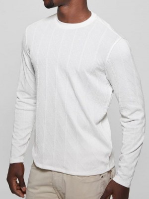 Guess Textured Knit Long-Sleeve Top Albi | GUESS-SN30691