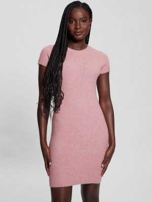 Guess Toki Rib-Knit Sweater Dress Roz | GUESS-SN27006