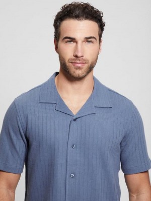 Guess Toledo Shirt Albastri | GUESS-SN31150