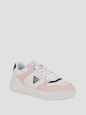 Guess Triangle Low-Top Sneakers Albi | GUESS-SN29556